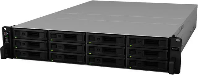 Alt view image 3 of 7 - Synology RS2418RP+ 12-bay NAS RackStation (Diskless)