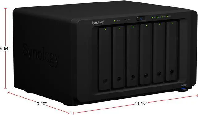 Alt view image 5 of 9 - Synology 6 Bay NAS DiskStation - DS1618+ (Diskless)