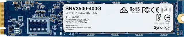 Main image of Synology SNV3500-400G 400GB 400GB M.2 22110 NVMe SSD