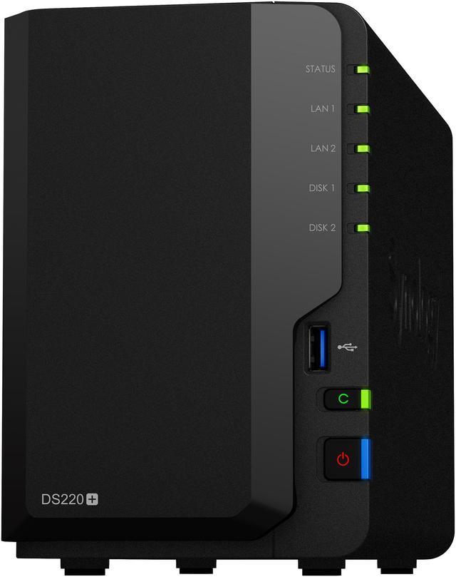 Synology 16TB DiskStation DS220+ 2-Bay NAS Enclosure Kit with