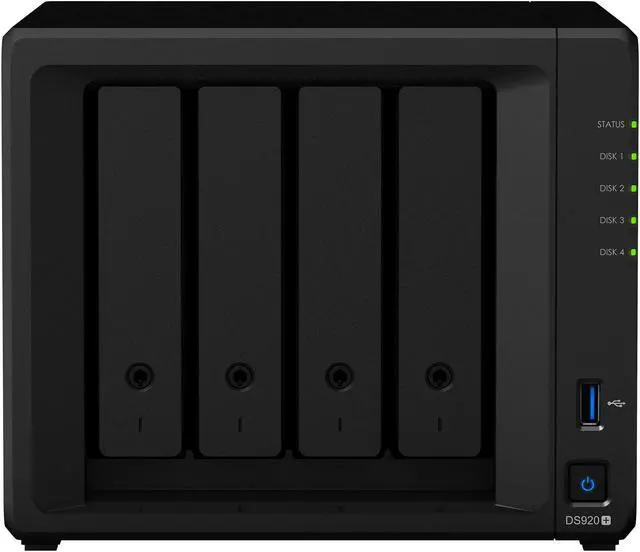 Alt view image 2 of 10 - Synology 4 bay NAS DiskStation DS920+ (Diskless)