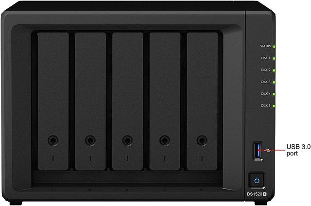 Synology 5-bay NAS DiskStation DS1520+ (Diskless) - Newegg.com