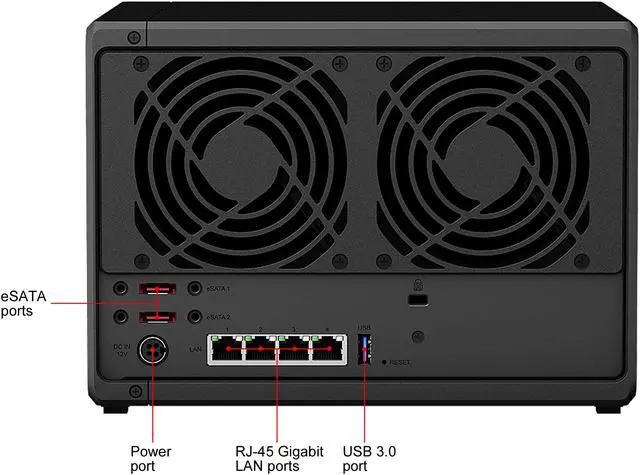 Alt view image 10 of 10 - Synology 5-bay NAS DiskStation DS1520+ (Diskless)
