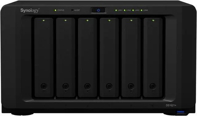 Alt view image 11 of 15 - Synology DS1621+ Diskless System 6-bay NAS DiskStation (Diskless)