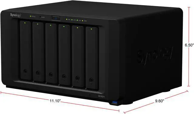 Alt view image 5 of 15 - Synology DS1621+ Diskless System 6-bay NAS DiskStation (Diskless)