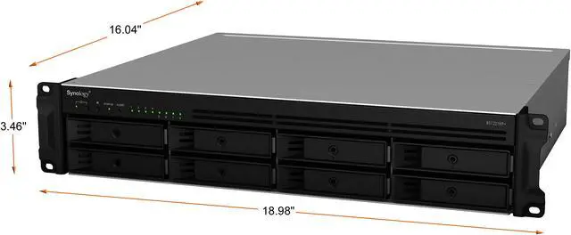 Alt view image 4 of 8 - Synology 8 bay RackStation RS1221RP+ Rackmount NAS (Diskless)
