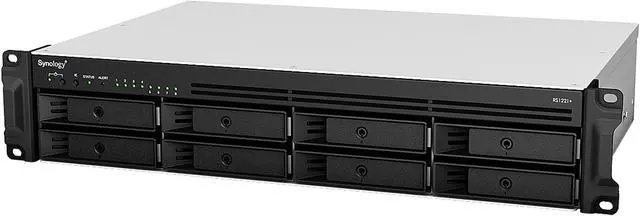 Alt view image 3 of 8 - Synology 8 bay RackStation RS1221+ Rackmount NAS (Diskless)