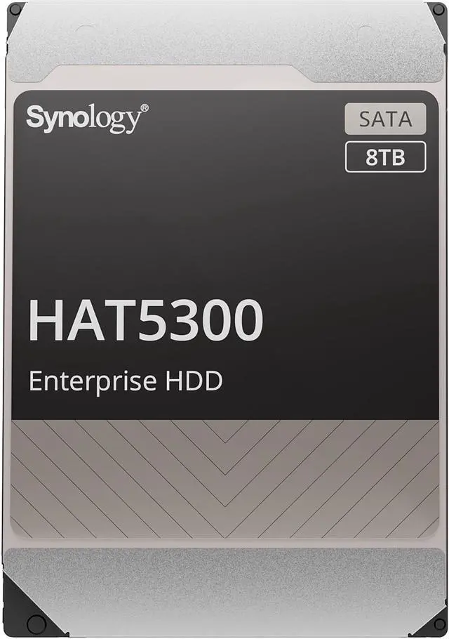 Main image of Synology HAT5300-8T Enterprise 8TB HDD SATA III 6Gb/s 512e 7200 RPM 256MB Cache 3.5" Internal Hard Drive