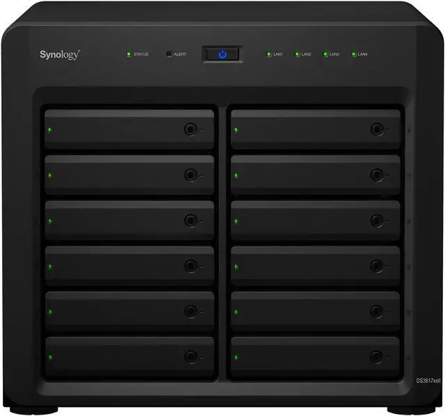 Alt view image 2 of 9 - Synology DS3617xsII Diskless System Network Storage