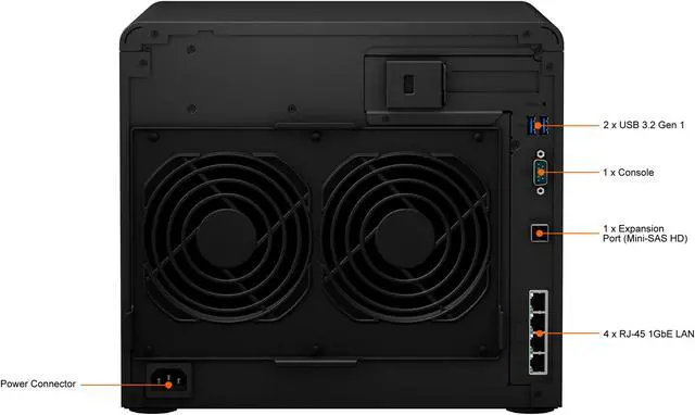 Alt view image 9 of 9 - Synology 12 Bay DiskStation DS2422+ Desktop NAS (Diskless)