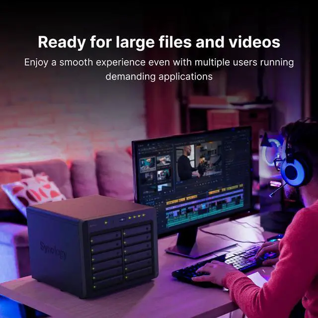 Main image of Synology 12 Bay DiskStation DS3622xs+ Desktop NAS (Diskless)