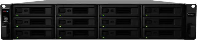 Alt view image 4 of 7 - Synology 12 Bay Rackmount NAS Expansion Unit RX1222sas (Diskless)