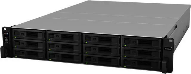 Alt view image 2 of 7 - Synology 12 Bay Rackmount NAS Expansion Unit RX1222sas (Diskless)
