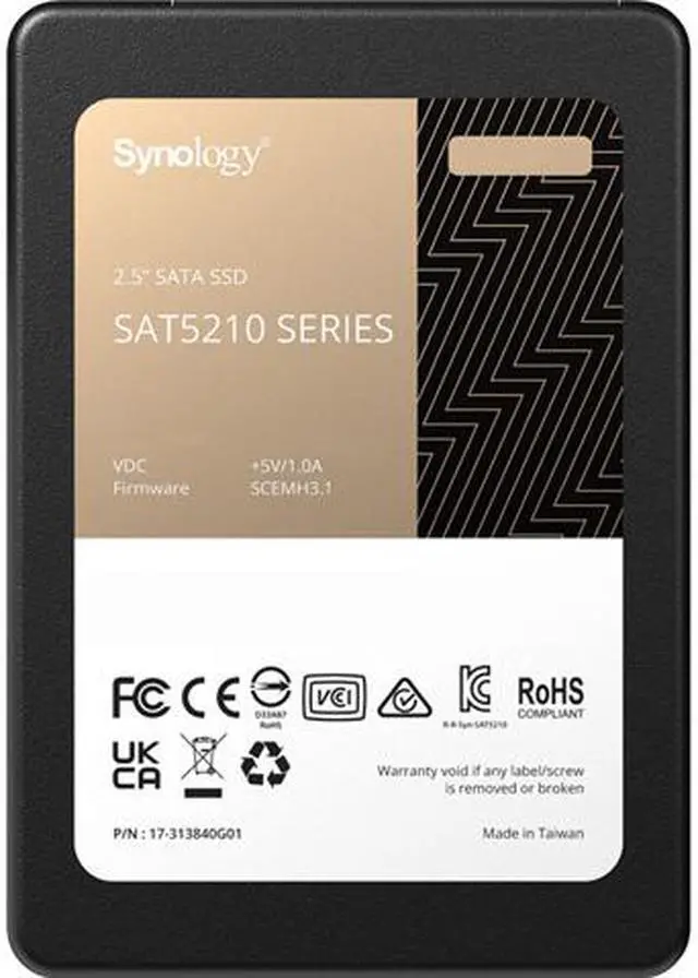 Main image of Synology 2.5" 480GB SATA III 3D NAND TLC SAT5210-480G