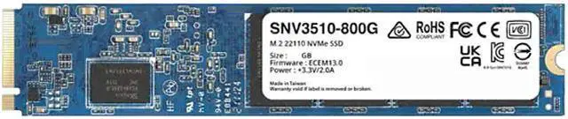 Main image of Synology M.2 22110 800GB PCI-Express 3.0 x4 SNV3510-800G