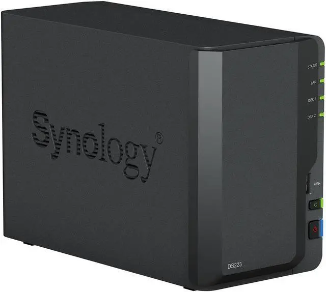 Alt view image 9 of 12 - Synology 2-bay DiskStation DS223 (Diskless)