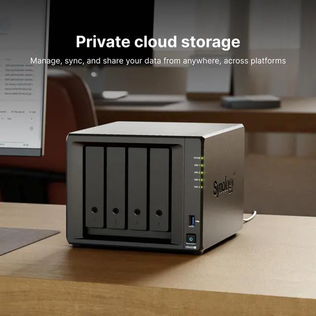 Alt view image 2 of 12 - Synology 4-bay DiskStation DS423+ (Diskless)