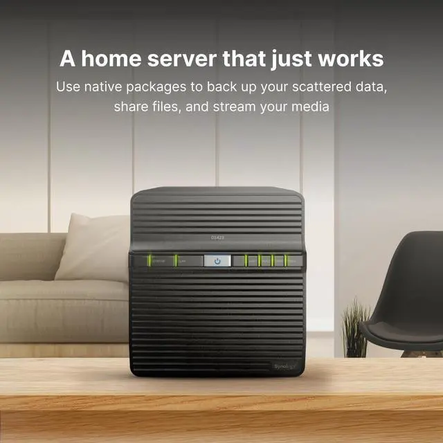 Alt view image 3 of 11 - Synology 4-bay DiskStation DS423 (Diskless)