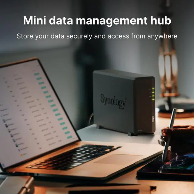Alt view image 2 of 10 - Synology 1-bay DiskStation DS124 (Diskless)