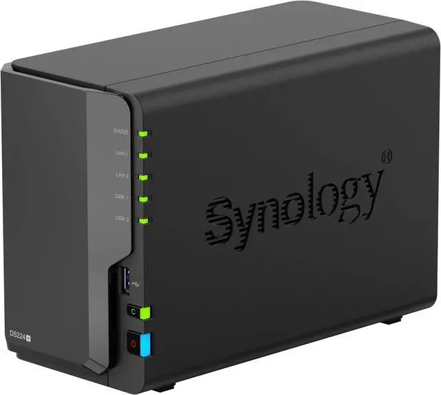 Alt view image 9 of 10 - Synology 2-bay DiskStation DS224+ (Diskless)