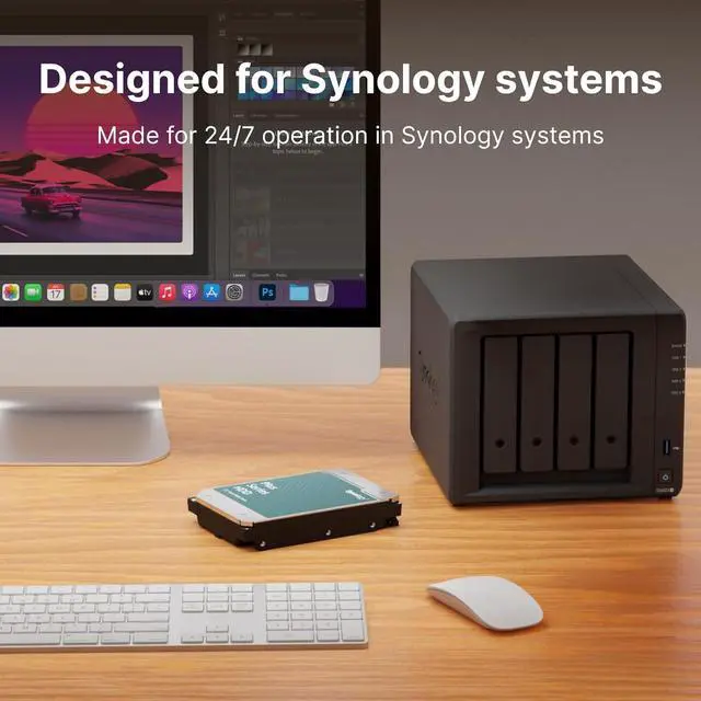 Alt view image 2 of 5 - Synology HAT3300-2T 2TB 5400 RPM 256MB Cache SATA 6.0Gb/s 3.5" Hard Drives