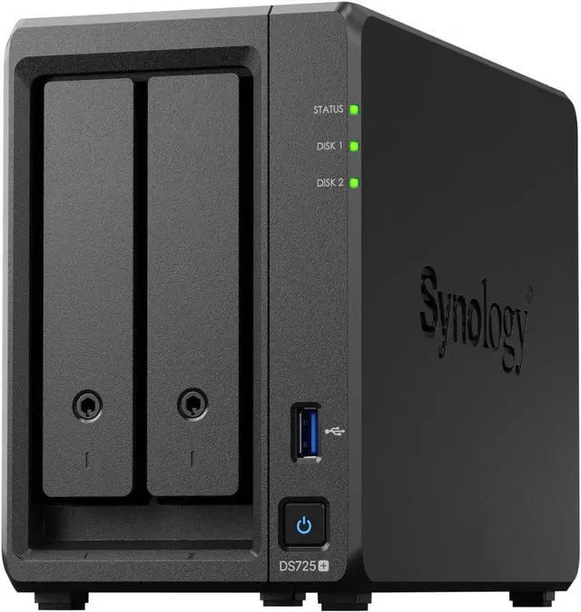 Alt view image 2 of 6 - Synology DS725+ Diskless System Network - Storage
