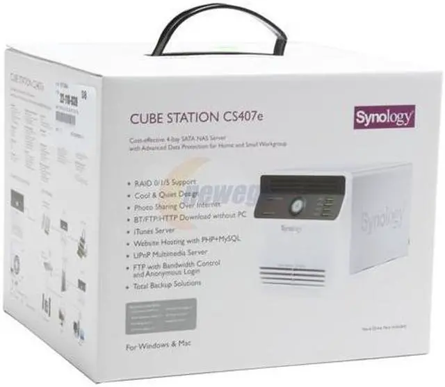 Alt view image 10 of 10 - Synology CS407e Diskless System 4-bay SATA NAS Server