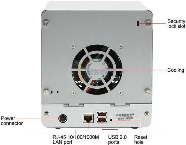 Alt view image 6 of 10 - Synology CS407e Diskless System 4-bay SATA NAS Server