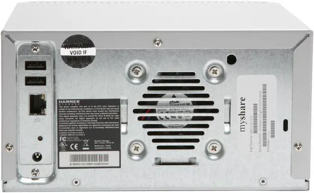 Alt view image 3 of 6 - HAMMER HN1200-500 500GB Network Storage by Bell Micro