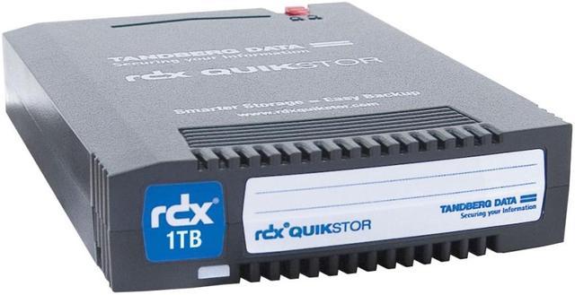 Tandberg Data QuikStor 8698-RDX 1 TB External Hard Drive - Black
