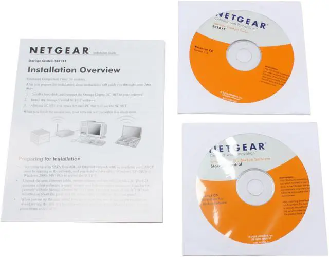 Alt view image 7 of 8 - NETGEAR SC101T Diskless System Storage Central Turbo