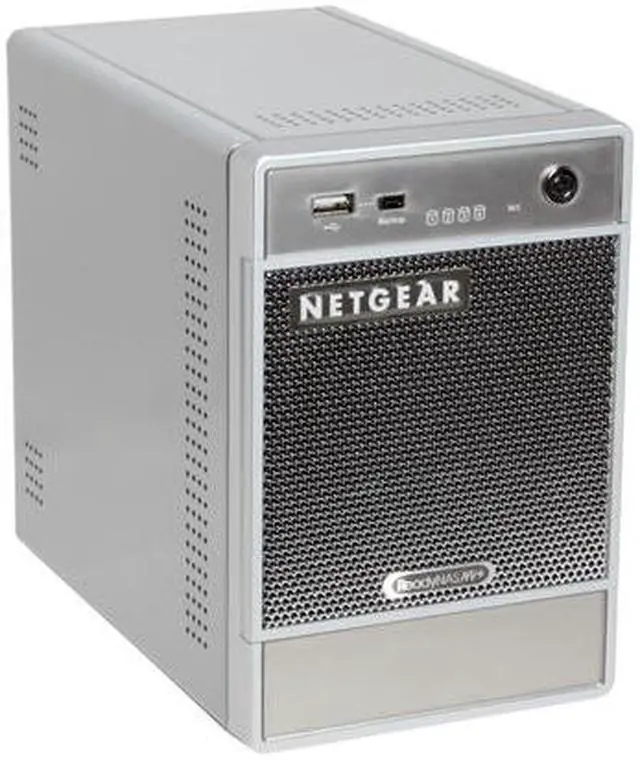 Alt view image 3 of 10 - Netgear ReadyNas NV+  1TB (2 x 500GB) 4-bay Network Storage (NAS) w/ Gigabit & speeds up to 25MBps