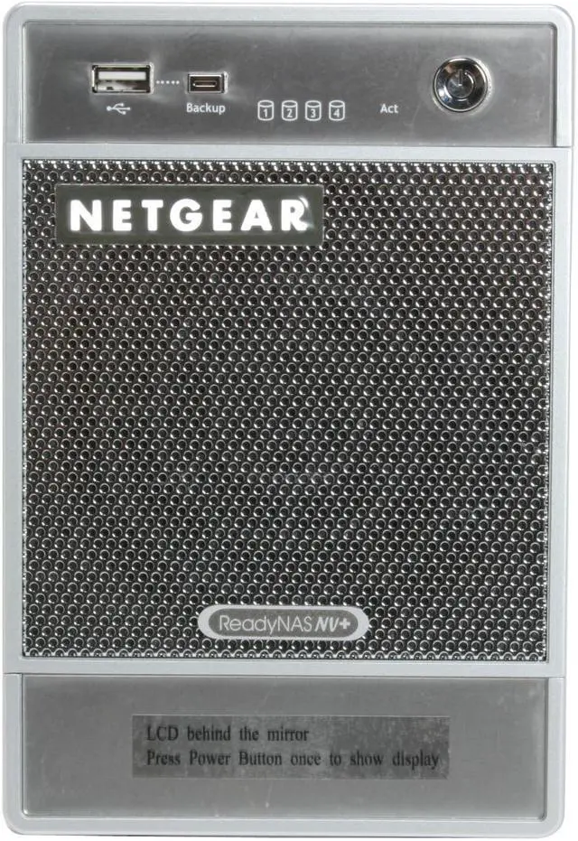 Alt view image 4 of 10 - Netgear ReadyNas NV+  1TB (2 x 500GB) 4-bay Network Storage (NAS) w/ Gigabit & speeds up to 25MBps