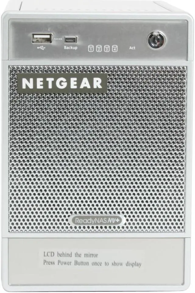 Alt view image 2 of 10 - NETGEAR RND4425 4 x 250GB ReadyNAS NV+ Gigabit Desktop Network Storage