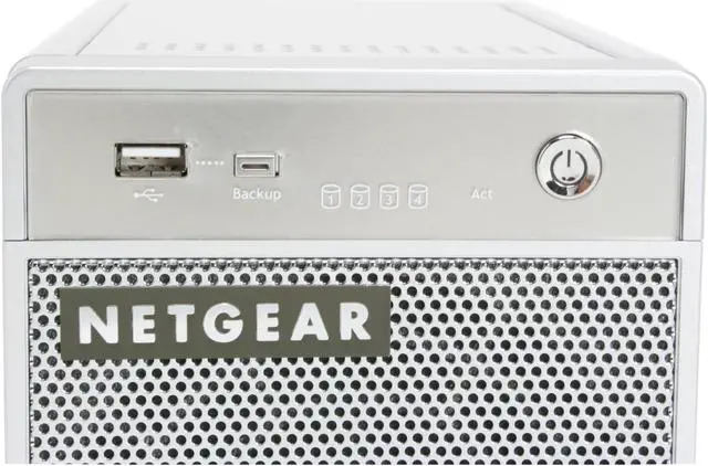 Alt view image 7 of 10 - NETGEAR RND4425 4 x 250GB ReadyNAS NV+ Gigabit Desktop Network Storage