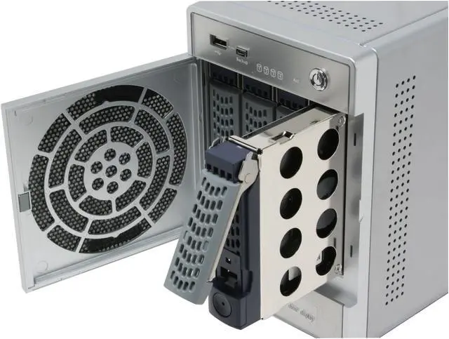 Alt view image 6 of 10 - Netgear ReadyNas NV+  2TB (4 x 500GB) 4-bay Network Storage (NAS) w/ Gigabit & speeds up to 25MBps