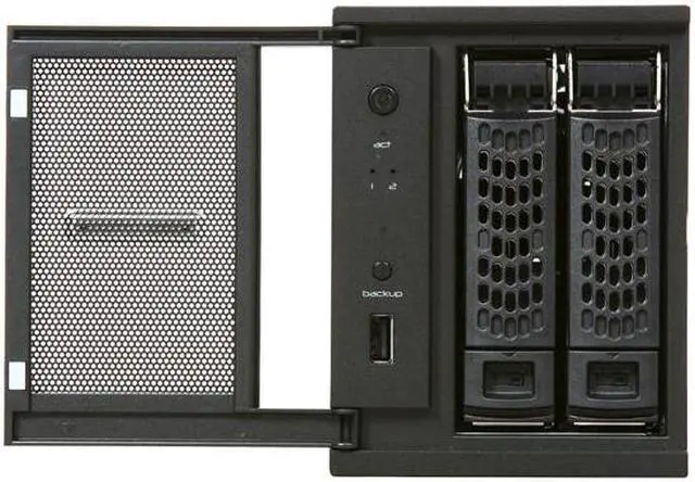 Alt view image 2 of 6 - Netgear ReadyNAS Duo 2-bay NAS Drive Enclosure w/ Gigabit & speeds up to 25MBps  (Diskless)