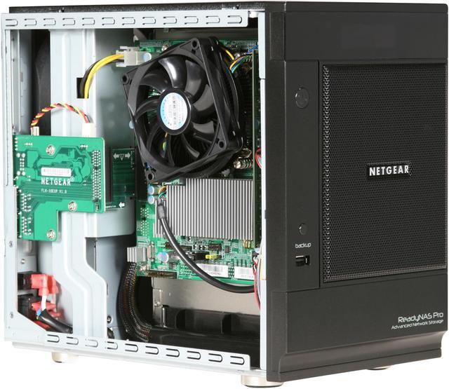 Alt view image 7 of 8 - Netgear ReadyNas Pro Pioneer Edition 6-bay High Performance NAS Drive Enclosure with speeds up to 100MBps (Diskless)