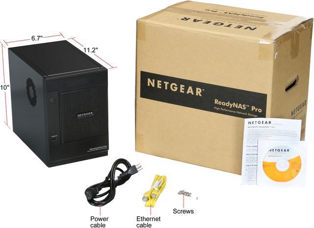 Alt view image 8 of 8 - Netgear ReadyNas Pro Pioneer Edition 6-bay High Performance NAS Drive Enclosure with speeds up to 100MBps (Diskless)