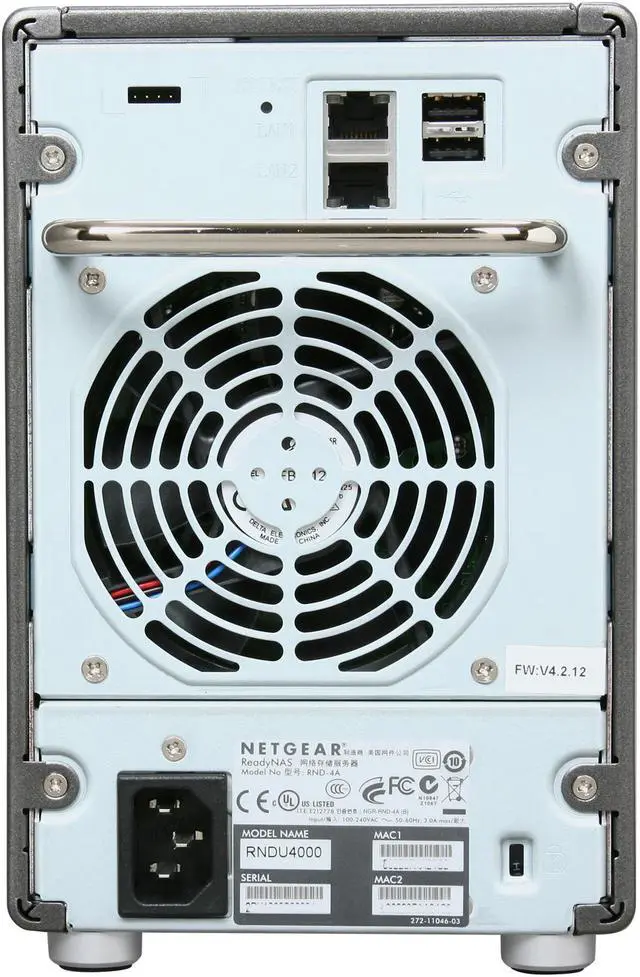 Alt view image 4 of 6 - NETGEAR ReadyNAS Ultra 4-bay (diskless) w/ 3 yr warranty
