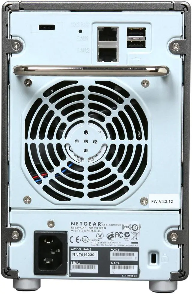 Alt view image 4 of 6 - NETGEAR ReadyNAS Ultra 4-bay (2x2TB)