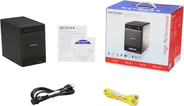 Alt view image 6 of 6 - NETGEAR RNDP400U-100NAS Diskless ReadyNAS Ultra 4 Multimedia Desktop Storage System with iSCSI