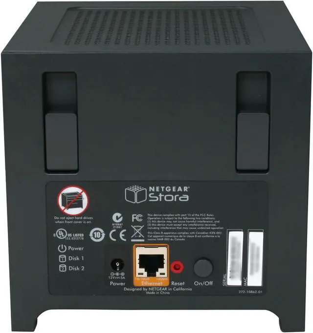 Alt view image 4 of 5 - NETGEAR MS2000-100NAS Home Media Network Storage (Diskless)