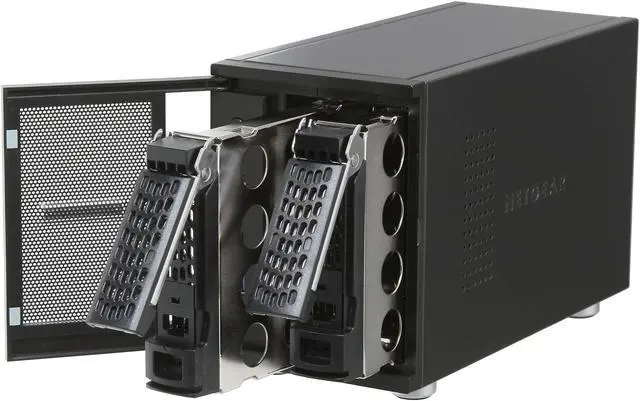 Alt view image 5 of 6 - NETGEAR ReadyNAS Pro 2 (RNDP2000-100NAS) Diskless System Network Storge for Business