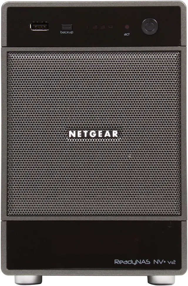 Alt view image 2 of 7 - NETGEAR ReadyNAS NV+ v2 4-bay (diskless) w/ 3 yr warranty (RND4000-200NAS)