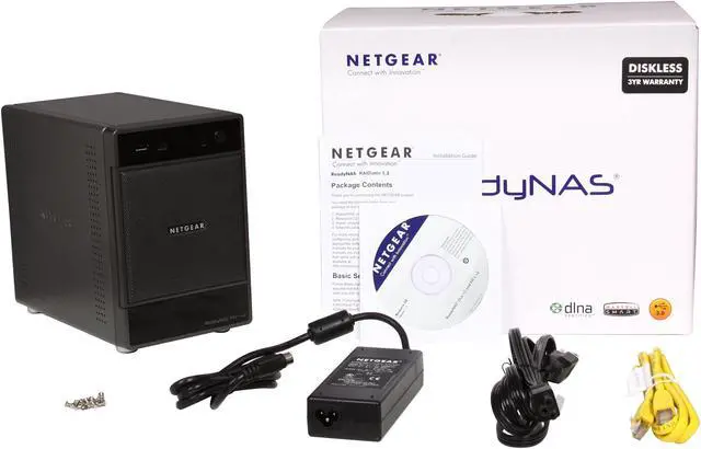 Alt view image 7 of 7 - NETGEAR ReadyNAS NV+ v2 4-bay (diskless) w/ 3 yr warranty (RND4000-200NAS)