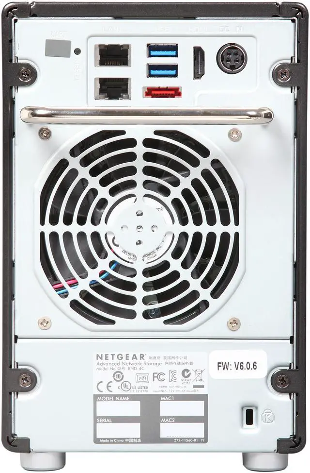 Alt view image 4 of 6 - NETGEAR ReadyNAS 314 (RN31443E-100NAS) 12TB (4 x 3TB) Enterprise Network Storage