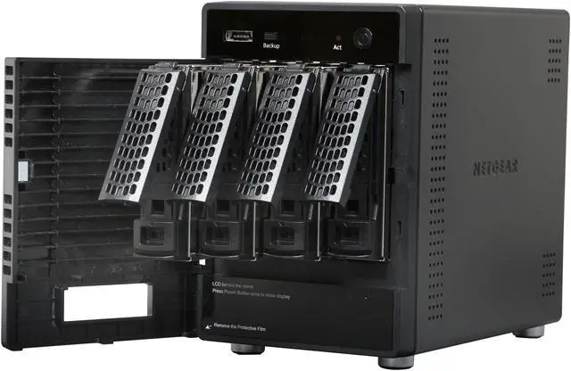 Alt view image 5 of 6 - NETGEAR ReadyNAS 314 (RN31443E-100NAS) 12TB (4 x 3TB) Enterprise Network Storage