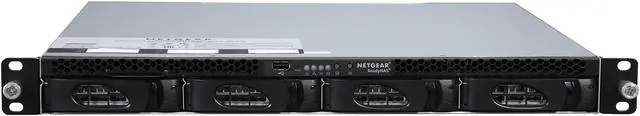 Alt view image 2 of 7 - NETGEAR ReadyNAS 3138 1U Rackmount 4-Bay Network Attached Storage, Diskless (RN3138-100NES)