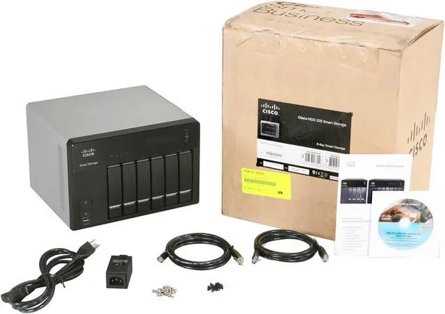 Alt view image 5 of 5 - Cisco Small Business NSS326D00-k9 Diskless System NSS 326 6-Bay Smart Storage